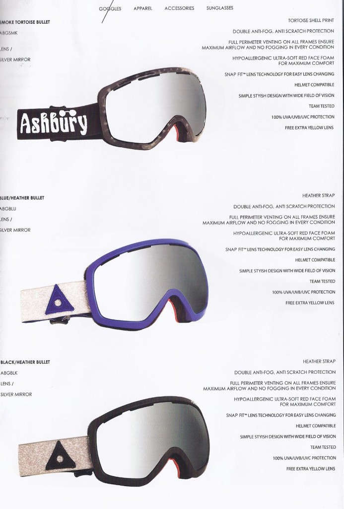 Ashbury Bullett Goggles