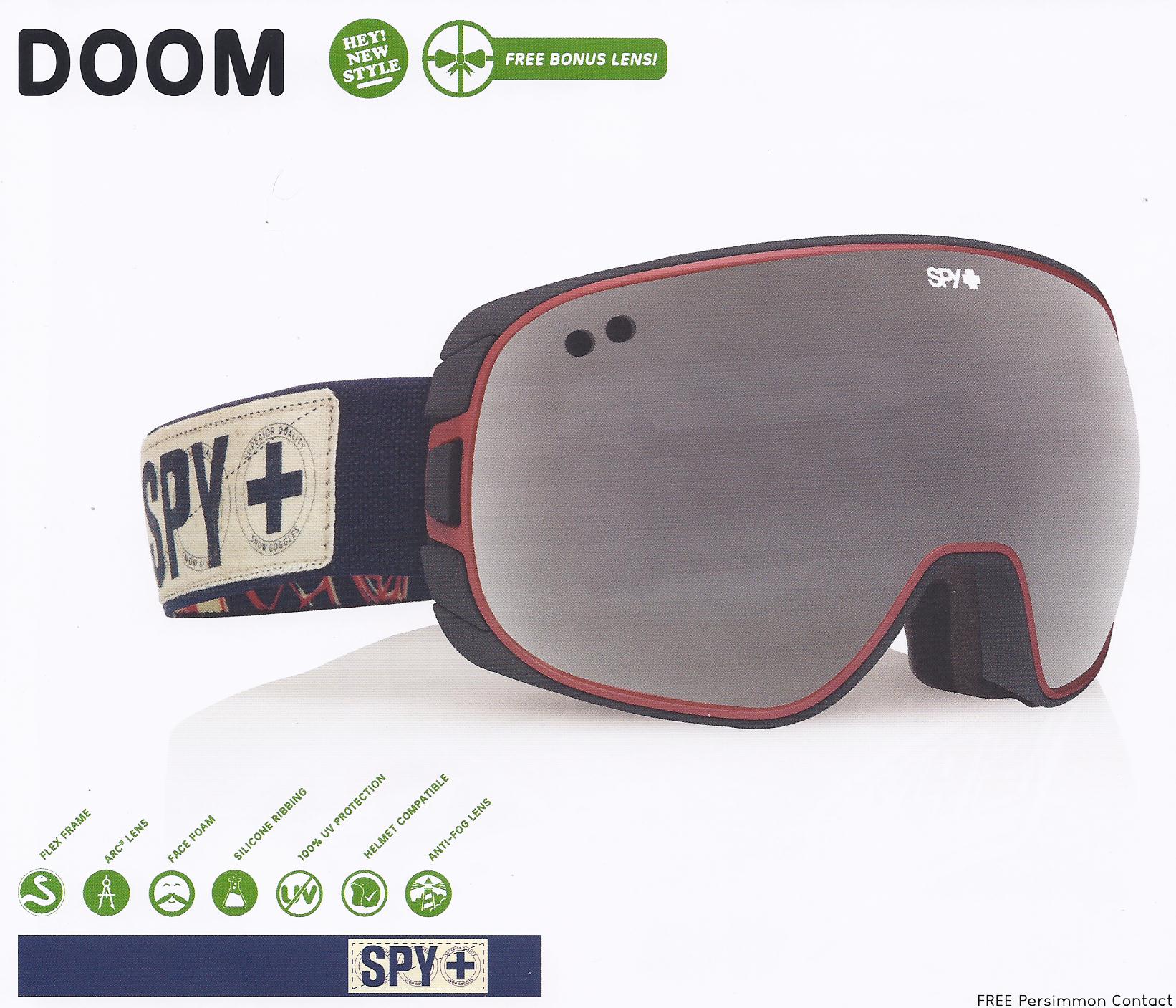 2014 Spy Doom Goggle