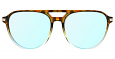 Hurley Kona Sunglasses - Demi/Blue / Icy Blue/white Revo-1