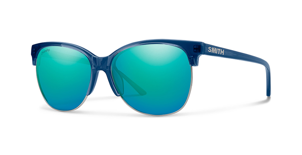 Smith Rebel Sunglasses - Smith Archive Collection (Crystal Sapphire / Opal  Mirror ChromaPop)
