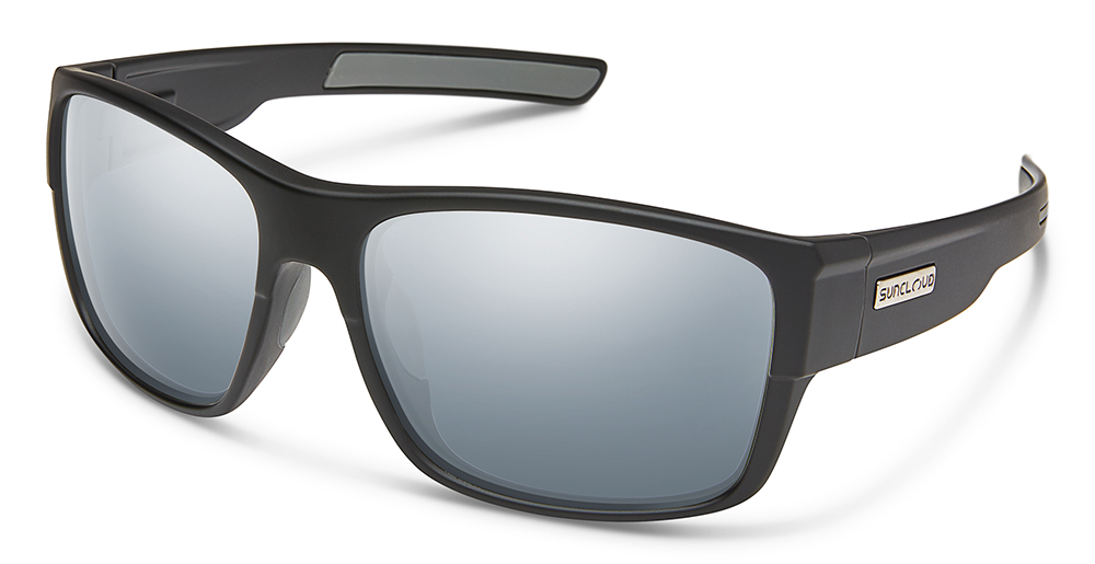 Suncloud Range Sunglasses Polarized (Matte Black / Silver Mirror Polarized)