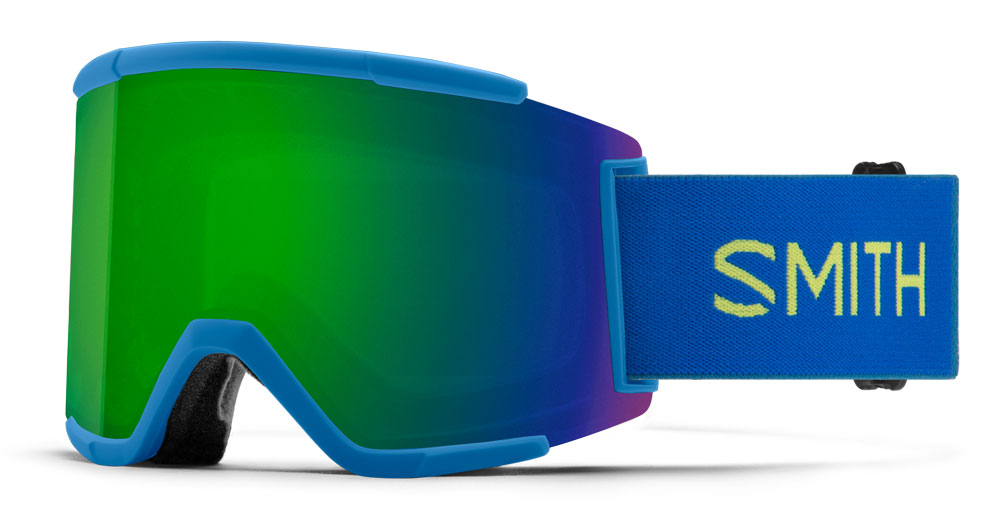 Smith Squad XL Goggles (Electr Blu / 9% Sun Green Mir CP+ 65% Storm Yel CP)
