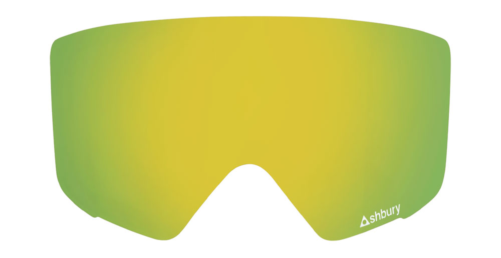 Ashbury yellow goggle replacement lens 