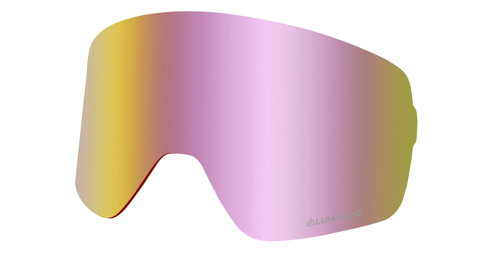 Dragon Alliance Unisex-Adult X2 Dual Replacement Lens Pink Ion, One Size 