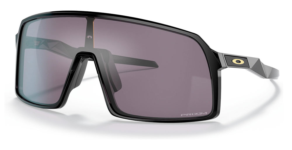 Oakley Sutro Asian Fit Sunglasses (Polished Black / Grey Prizm 17% VLT)