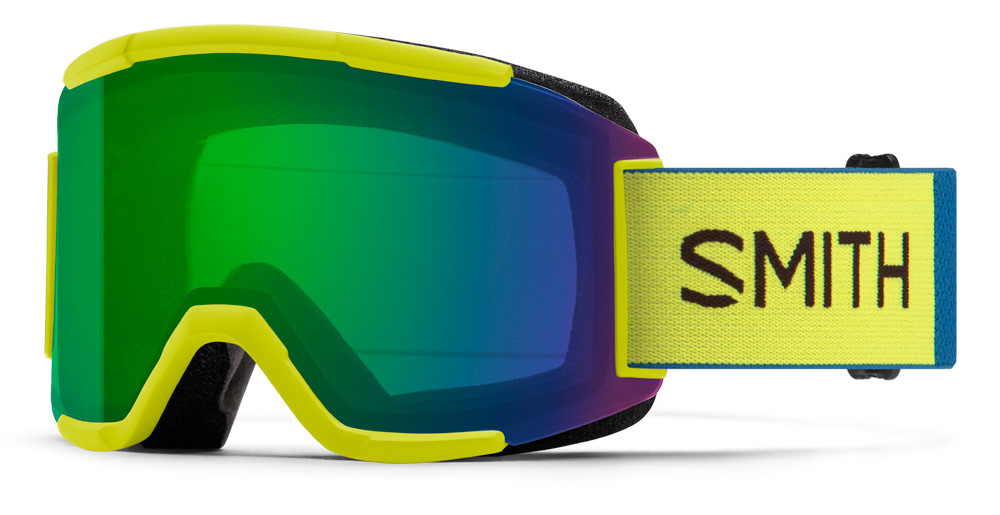 Yellow Lens Smith Squad Sycamore Goggles w/ Blackout 